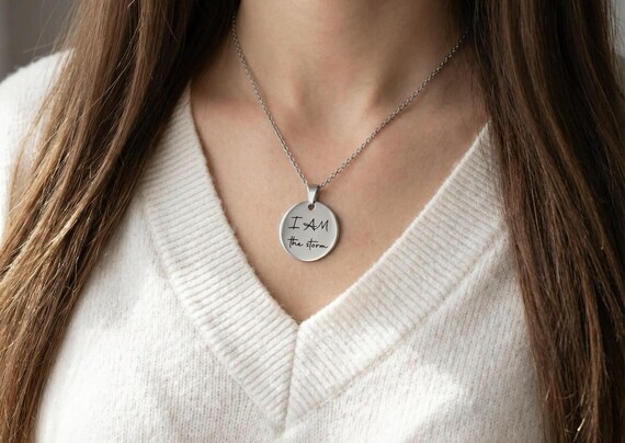 I Am the Stormネックレス | インスピレーションジュエリー | 1インチ