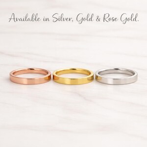 Anel para autismo, prata, rosa, ouro, anel com nome, peça de quebra-cabeça, anel empilhável, espectro autista, TEA, joias para mamãe, aço inoxidável, antimanchas imagem 6