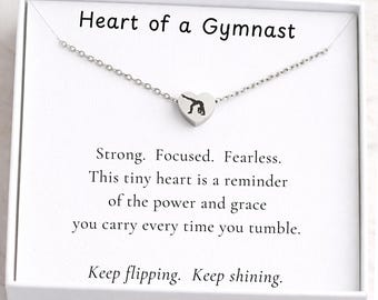 Gymnastikhalsband, present till gymnast, gymnastpresent, gymnastik, välj ditt typsnitt, present till flicka, tumlingsmycken, lagpresent i bulk