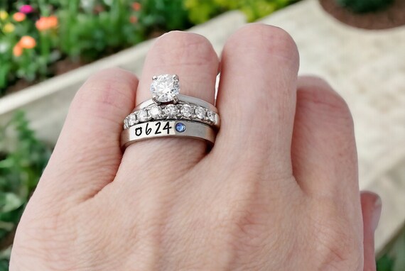 Thin blue shop line claddagh ring