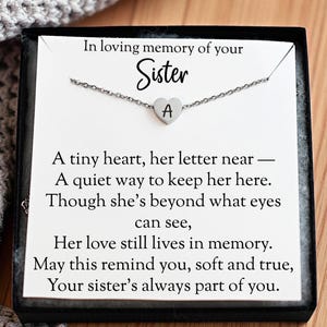 Sister Memorial Gift, Loss of Sister Gift, Sister Sympathy Gift, Sister Bereavement, Death of Sister, Grieving Sister Passed Away Sibling