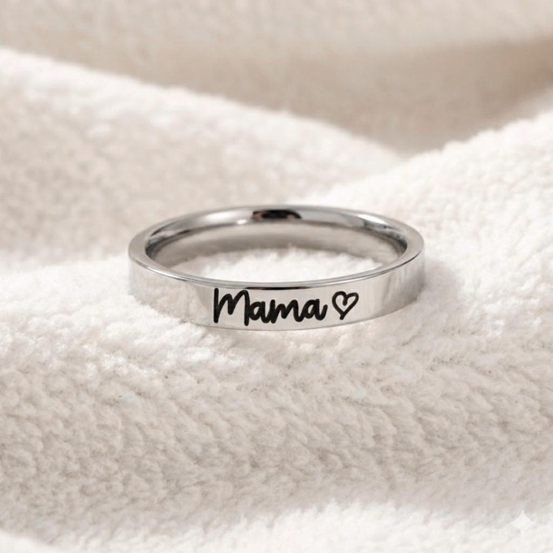 Mama Rind Mama Ring, Custom Name Ring, Grandma Ring, Mom Nana Mimi Gigi Granny ...