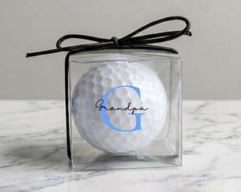 Personalized Name and Initial Golf Balls, Custom Golf Gifts, Gift for Golfer, Gift for Dad, Groomsmen Gift, Father In Law Present