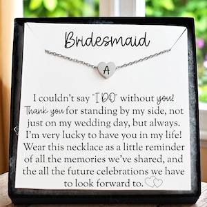 Bridesmaid Necklace Personalized Bridesmaid Gift for Bridesmaid Proposal Gift Bridesmaid Jewelry Bridesmaid Gift Set Be My Bridesmaid Dainty
