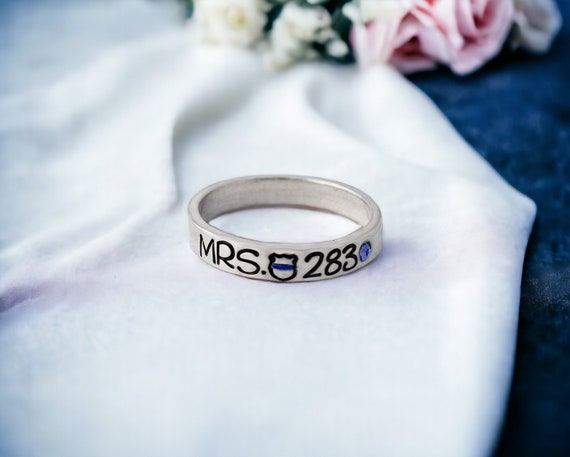 Silicone rings for police officers hot sale