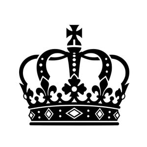 Einfache Königskrone (SVG), Königs-Clipart, königliche Kronen, Prinzessinnenkrone (SVG), Sofort-Download