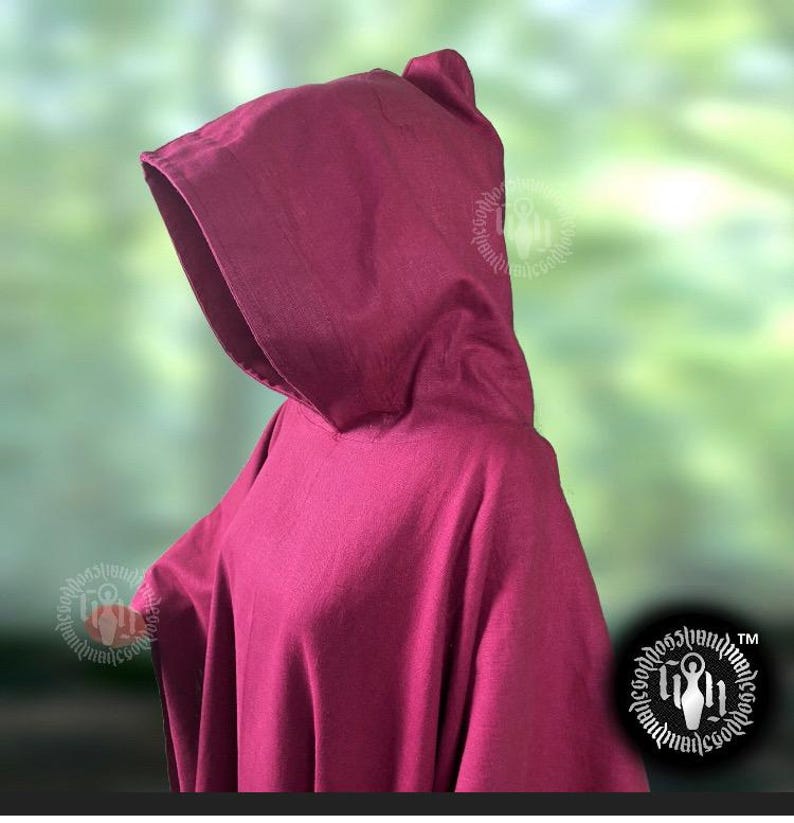 Wikka Robe Linen Ritual Robe, Pagan Wicca Druid Wear - Etsy