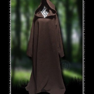 Hooded Ritual Robes, Surplice, Hooded Alb, Tau Robe, Cotton Fabric ...