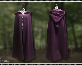 Cape rituelle, cape, polaire, sorcière, païenne, druide, wicca, union libre, LOTR, Ren Fayre, GN, médiéval