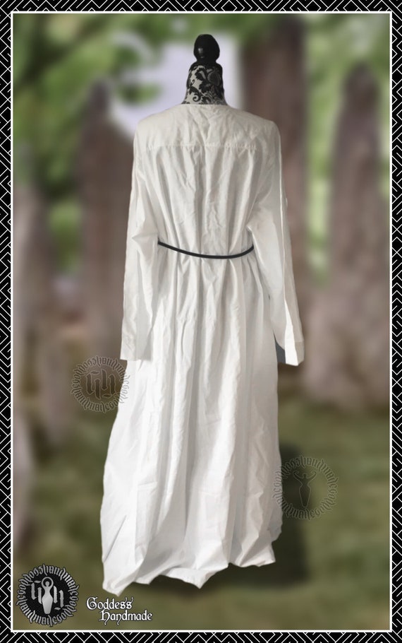 Robe en coton ordinaire, robes rituelles, décalage, druide, wicca, sorcière, médiéval, moine, Wickerman, Souverain Sacrificateur, Grande Prêtresse, Robe en coton ordinaire, robes rituelles, décalage, druide, wicca, sorcière, médiéval, moine, Wickerman, Souverain Sacrificateur, Grande Prêtresse,