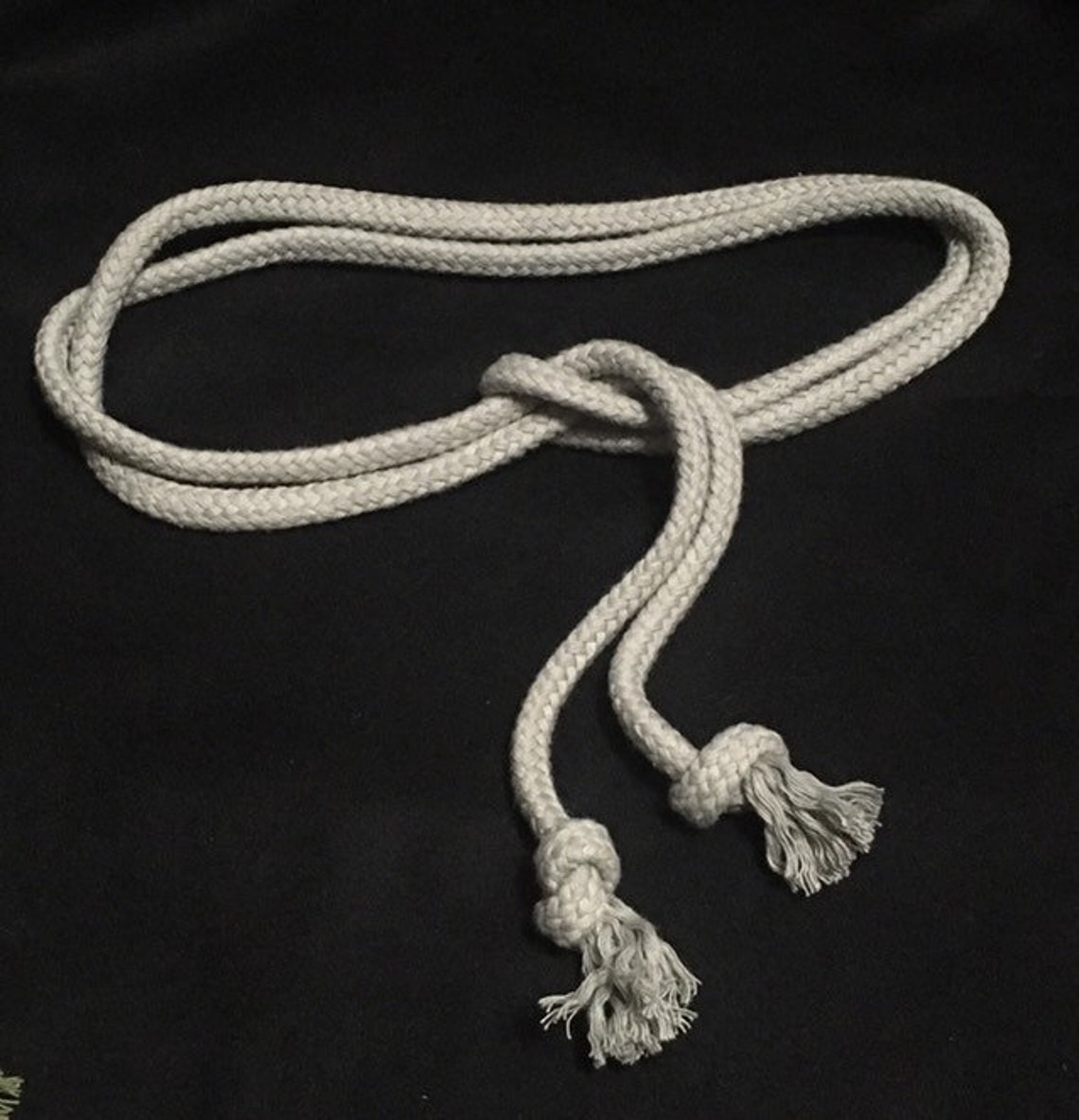 Rope cord tie belt soft cotton ritual cord monk medieval Etsy