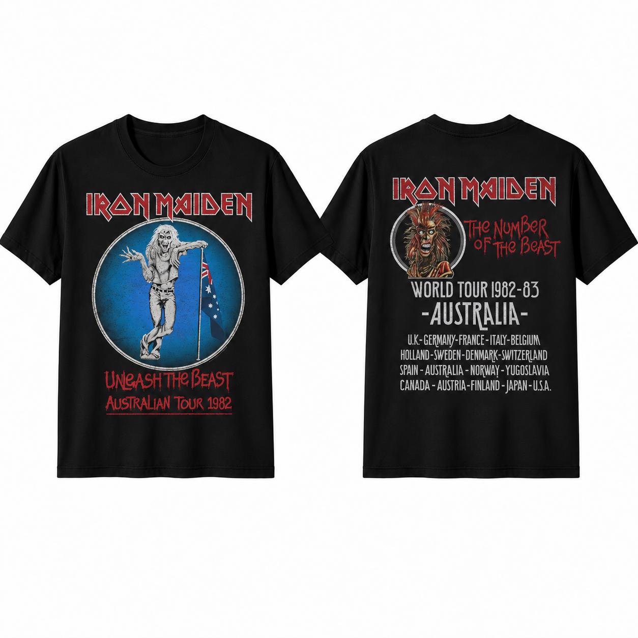 Iron Maiden T Shirt Vintage - Etsy