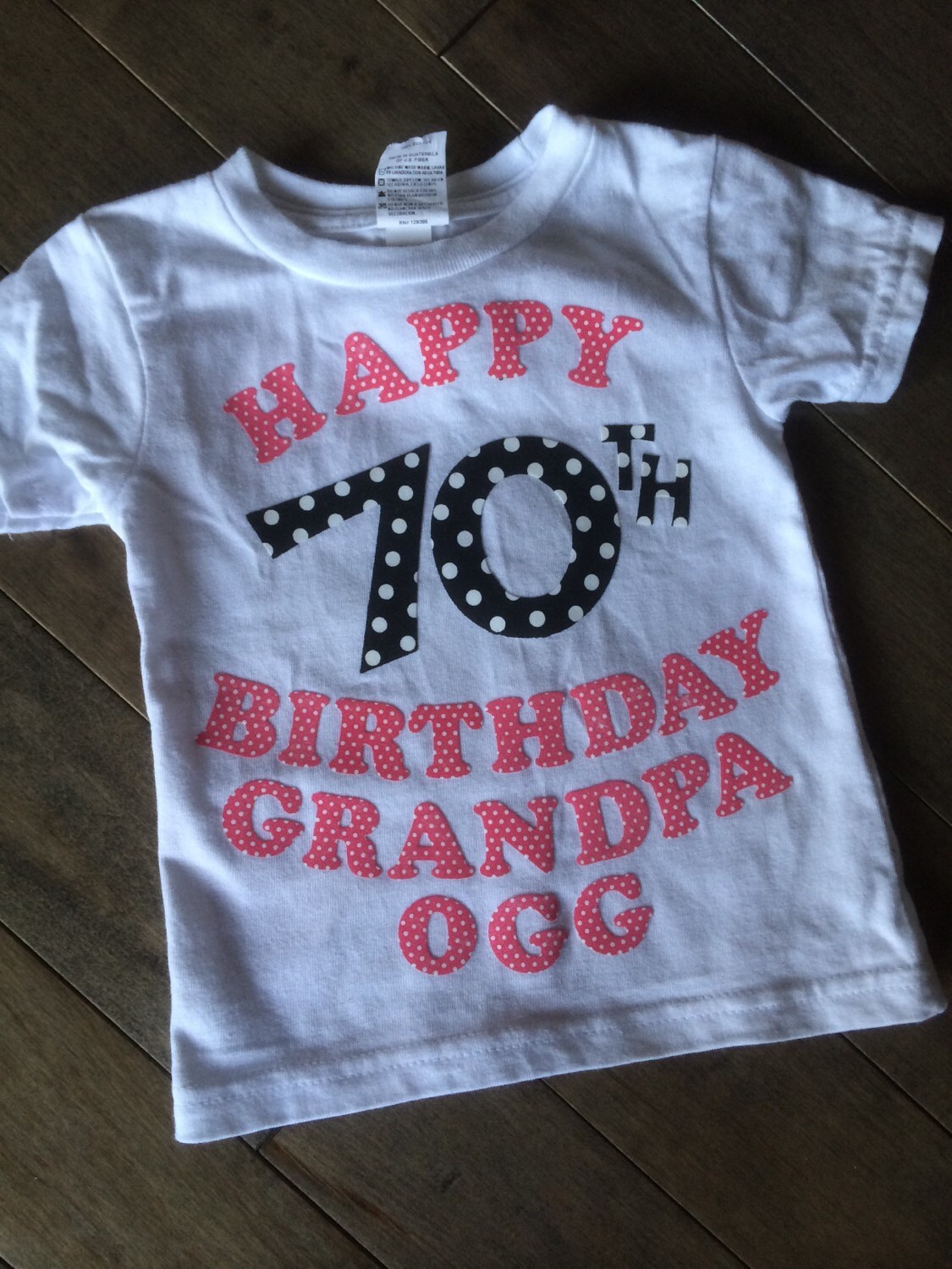 Happy Birthday Grandpa Onesie For Party Gift For Grandpa Etsy