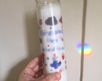 Miraculous Hope in Hard Times Votive Pilar Spell Candle