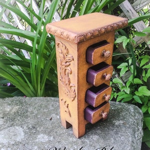 Bandsaw Box, Reclaimed Wood, Birthday, Gifts for Her, Filigrees, Vintage Style, Jewelry Holder, Handmade, Unique, Repurposed, Decorative