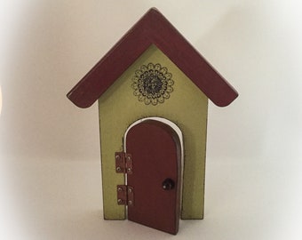 Fairy door, Fairy Garden, Garden Decor, Birthday, Fairy Door that open, Birthday, Housewarming, Opening door, Miniature Garden,