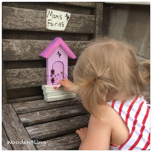 Fairy Door that open, Fairy Garden, Fairy Door, Stocking Stuffer, Tooth Fairy, Garden Decor, Gifts for Girls, Birthday, Gifts for her, Gifts