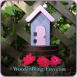 Fairy Garden, Fairy Door, Reclaimed wood, Distressed wood, Garden Decor, Girls Room Decor, Gifts for Her, Birthday, Housewarming, Handmade