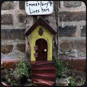 Opening Fairy Door, Hasma, Reclaimed, Gifts for her, Fairy Garden, Fairy Door, Birthday, Housewarming, Garden decoration, Miniature Garden