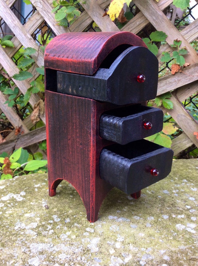 Birthday Gift Christmas Gift Reclaimed Wood Organizer Stash Box Unique Jewelry Chest Bandsaw Box Mens Jewelry Gifts for him