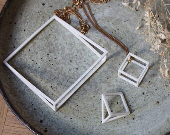 CUBE- bracelet, ring and necklace