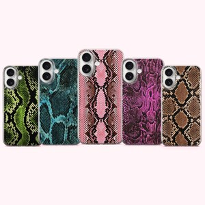 Coque de téléphone à motif serpent, style tendance, inspirée des années 2000, compatible avec iPhone 18, 17, 16, 15, 14, 13, 12, 11, Samsung S25, S24, S23, Pixel 11, 10, 9, 8, 7, 6