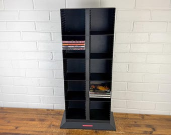 90's ポストモダン CDラック CDタワー ブラック ヴィンテージ Vintage Laserline CD Storage Rack – 90-CD Black Wall Mount or