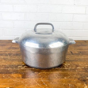 Vintage Wagner Ware Magnalite 4248-M Dutch Oven | Aluminum Pot | Lid Skillet Combo | Magnalite Cookware | Dutch Oven with Lid