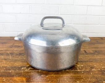 Vintage Wagner Ware Magnalite 4248-M Dutch Oven | Aluminum Pot | Lid Skillet Combo | Magnalite Cookware | Dutch Oven with Lid