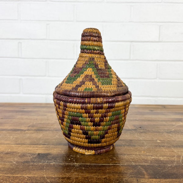 African Baskets With Lid Etsy
