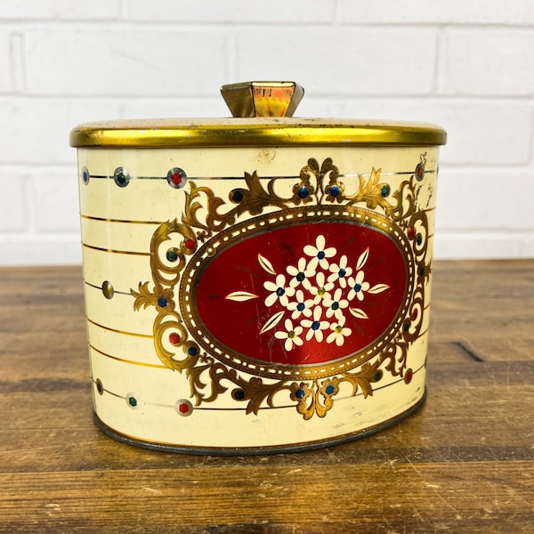 Tin Container Made in England Etsy