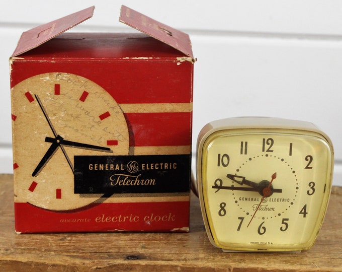 Vintage GE Telechron Electric Clock Model 7HB220 With Original Etsy