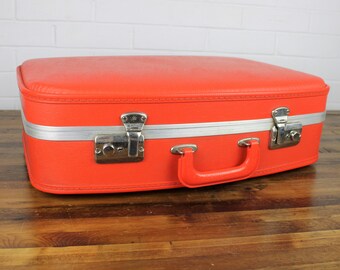 Old Metal Suitcase Etsy