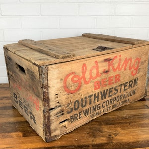 Antique Beer Crate, Vintage Whiskey Crate, W. KUEBLER'S and Sons