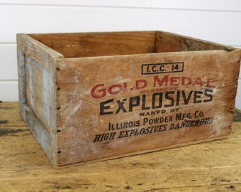 Old Dynamite Box Etsy