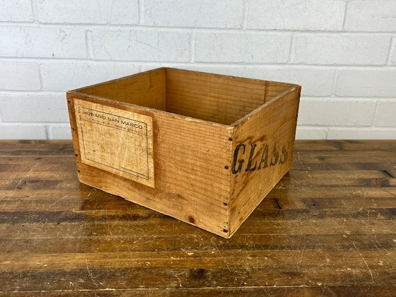 Small wooden display deals box