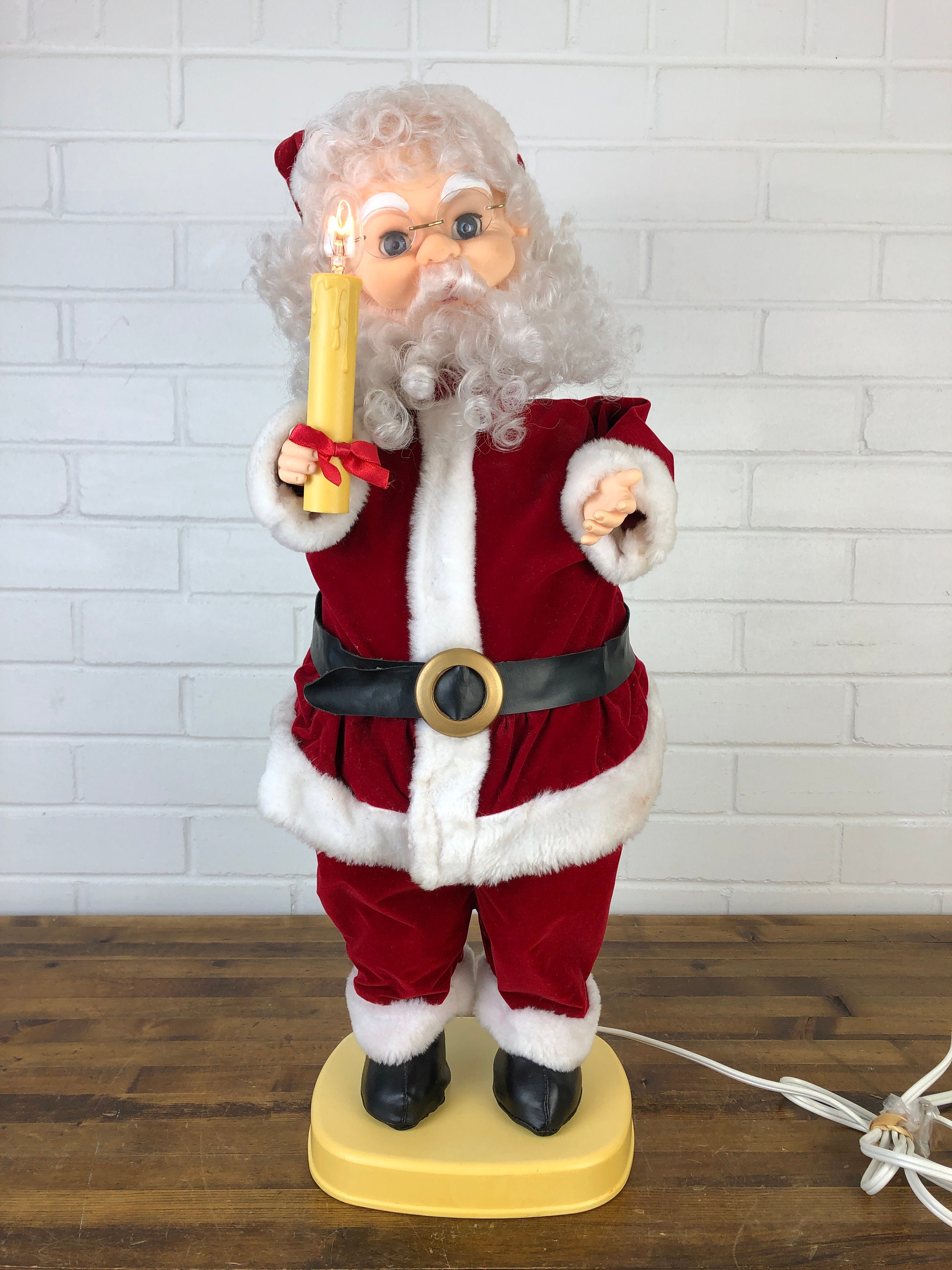 Animated Santa Claus With Motion Authentic Vintage Christmas - Etsy Australia Animated Santa Claus With Motion Authentic Vintage Christmas - Etsy Australia