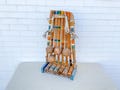 Vintage Croquet Set | Distressed 6 Player Lawn Game | Wooden Mallets & Metal Hoops | Rustic Outdoor Game Set | Primitive Garden Decor