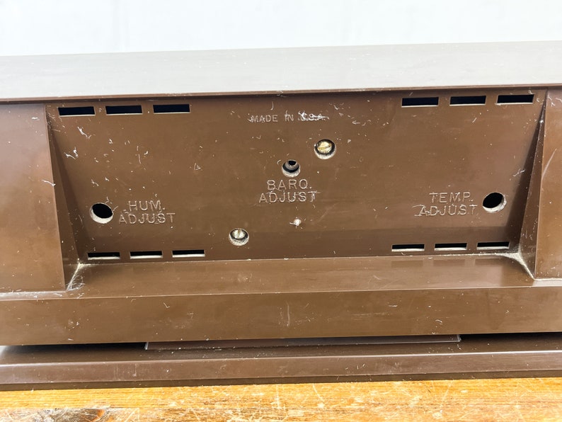 Vintage Honeywell Tabletop Weather Station With Barometric Etsy