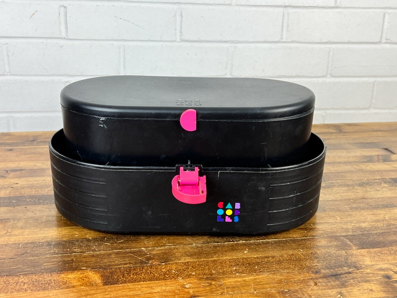 Vintage Black and Gray Caboodle Makeup Organizer With Etsy