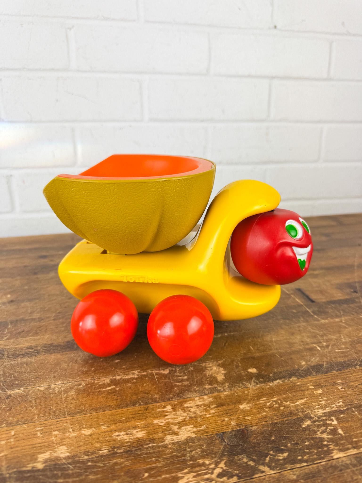 Vintage 1970s Tonka Merry Melon Dumper | Plastic Pull Toy - Etsy