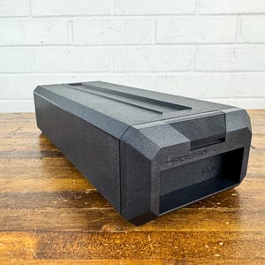 Vintage Posso Media Box Cassette Tape Holder – Made in France, Holds 16 Tapes