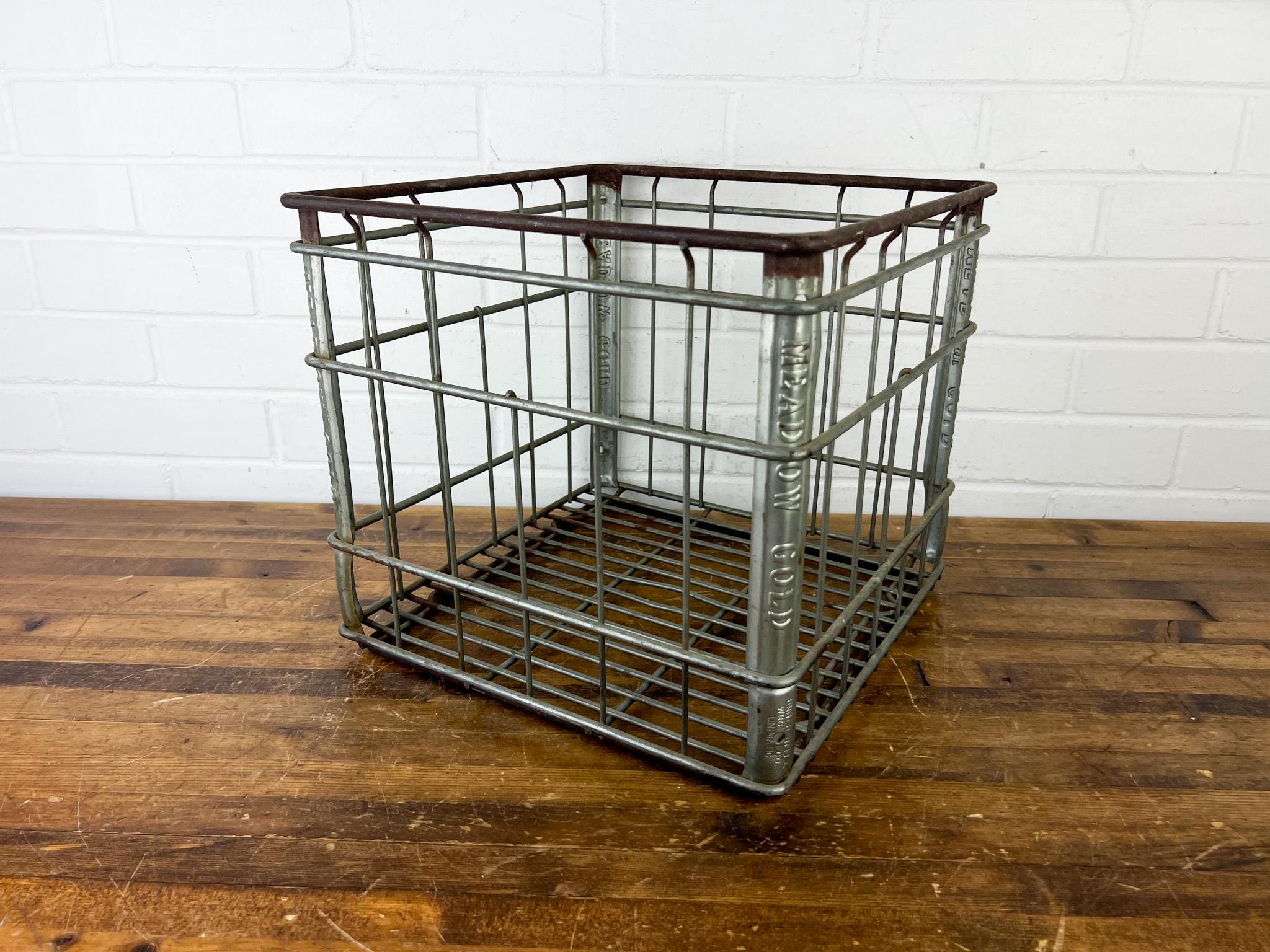 MCDONALD DAIRY.CO ミルククレート　ヴィンテージ　アメリカ Vintage Milk Crate ミルククレート USA製 店舗 ショップ
