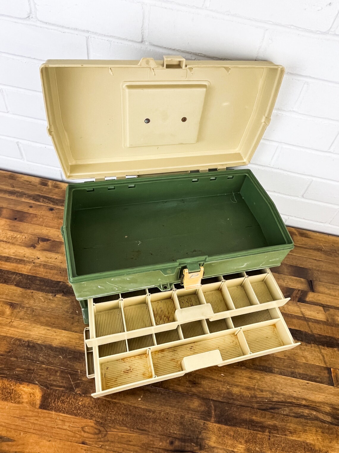 Plastic Plano Tackle Box With Drawers Authentic Vintage Etsy