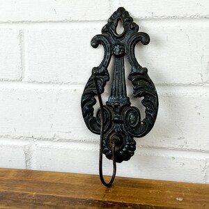 Distressed Vintage Black Metal Receipt Spike for the Wall Hanging Bill Spike Spindle Authentic Paper Spike Thing That Holds Receipts