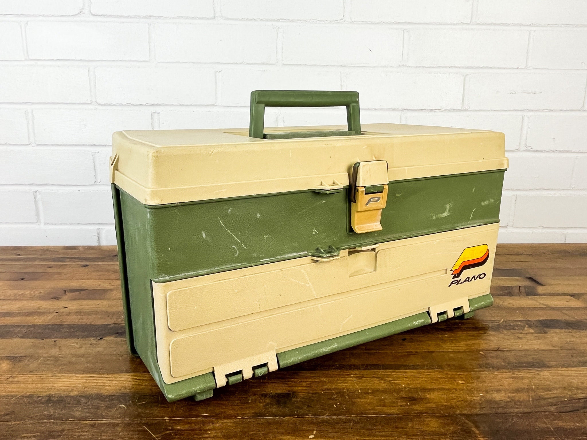 Plastic Plano Tackle Box with Drawers Authentic Vintage