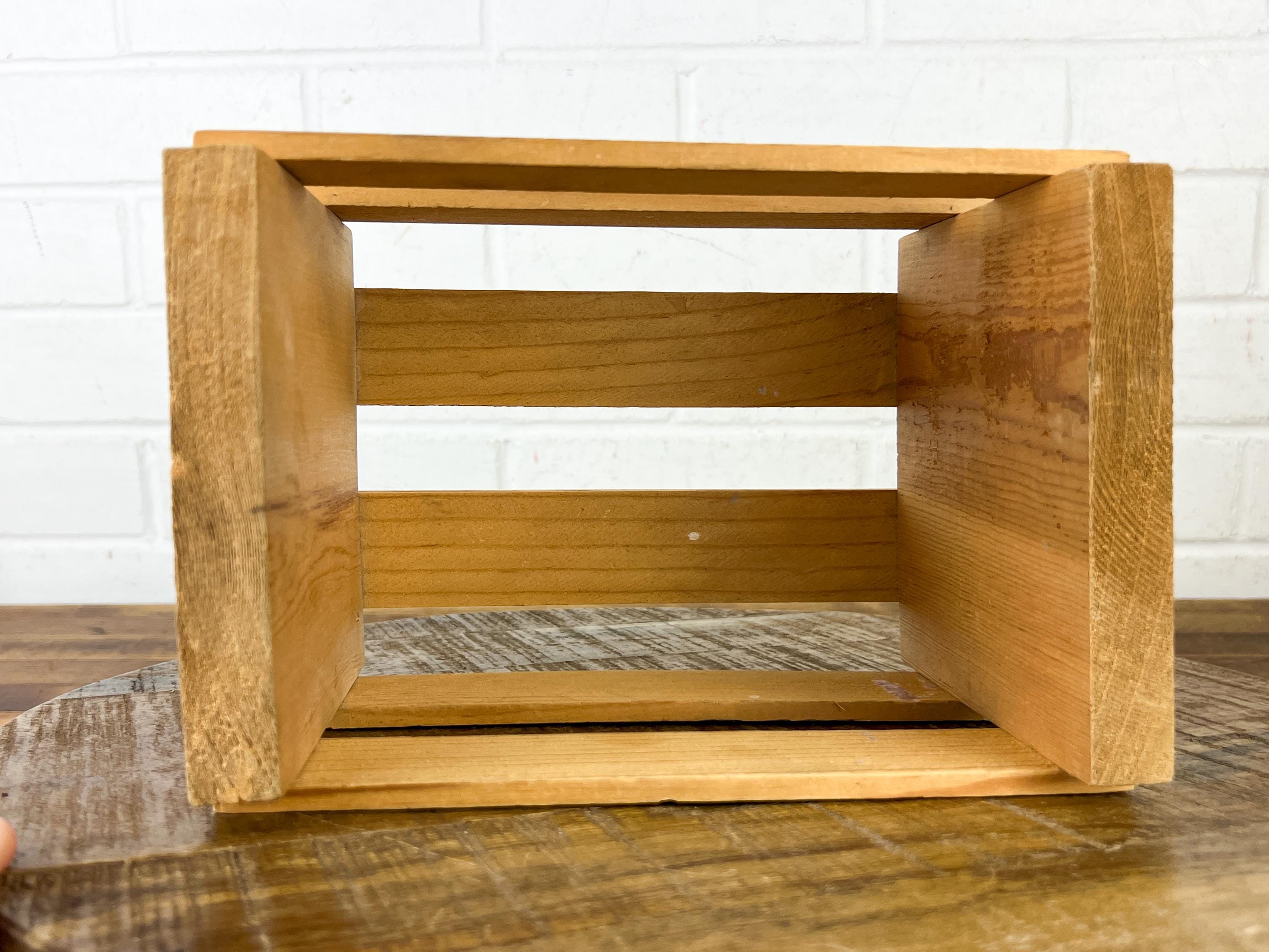 2 Set Wooden Cd Storage Box Holder Racks Cassette