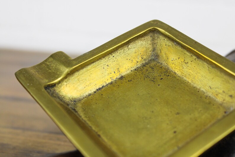 Vintage Bronze Ashtray by Bronce Denmark Authentic Vintage Etsy