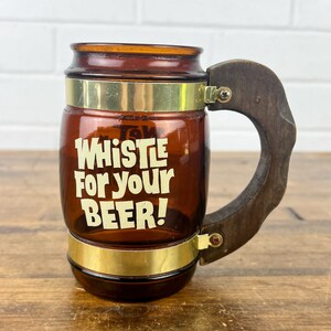 Vintage Whistle for Your Beer Glass Beer Mug From Fiesta Ware Made in ...