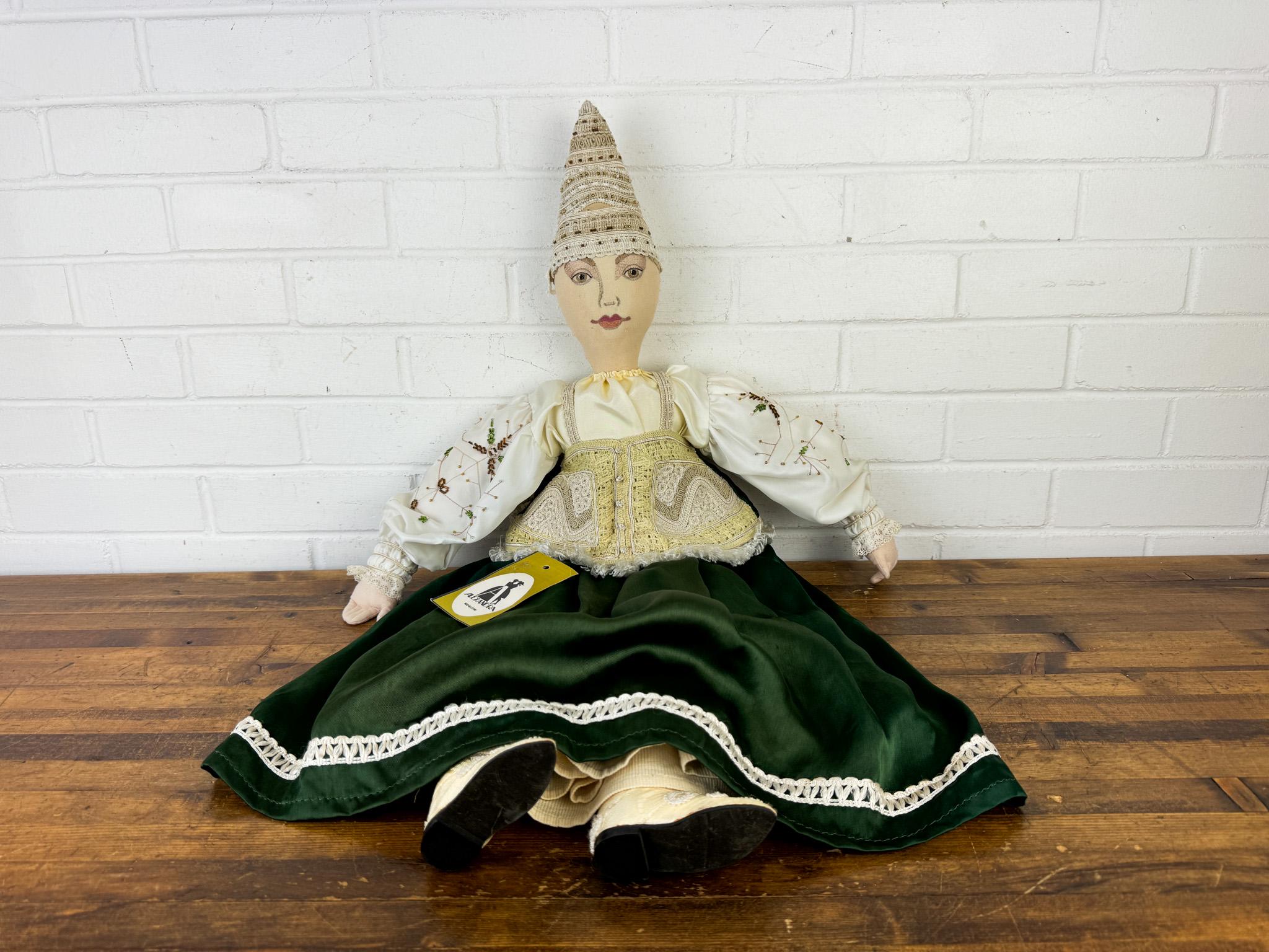 Vintage Alexandra Kukinova Moscow Doll, Russian Folk Art - Etsy